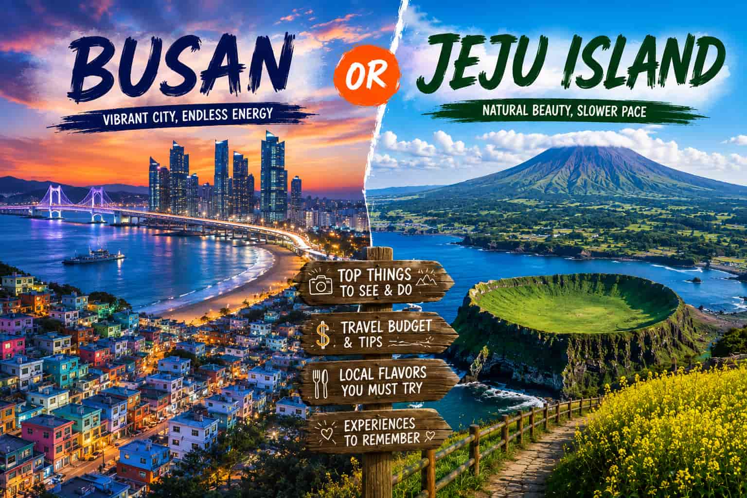 Busan or Jeju Island